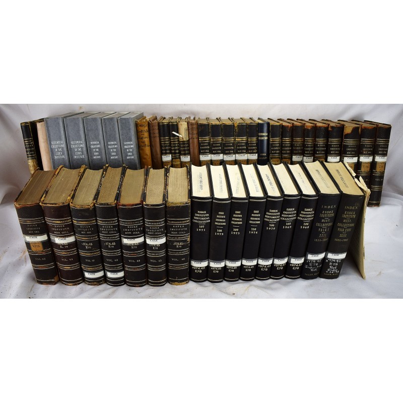 Historical Collections Of The Essex Institute 45 Volume Set 1859 1974 